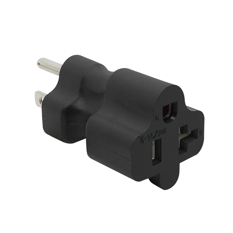 5-20P  5-20R, Nema 5-20P Male TO Nema 5-15/20R  AC , 15A/20A,5-20P 5-15R