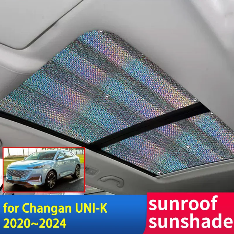 

Auto Sunroof Sunshade for Changan UNI-K UNIK UNI K 2024 2023 2022 2021 2020 Accessorie Roof Sunscreen Heat Insulation Windscreen