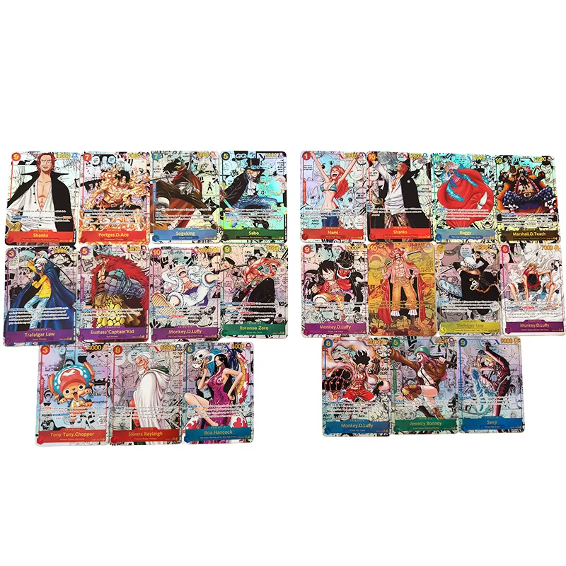 アニメワンピース日本語英語版 OPCG レプリカゾロシャンクスエースニカ