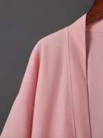 Loose Fit Pure Color Long Open Cardigan Anime Character Cosplay Outerwear Thin Outer Jaet Traditional Hanfu Robe