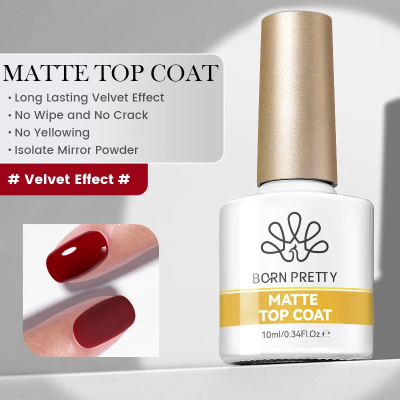본 프리티 1/3개입 10ml 네일 젤 폴리쉬 베이스 젤 슈퍼 탑 코트 매트 탑 코트 울트라 글로시 다이아몬드 템퍼드 롱 웨어 매니큐어