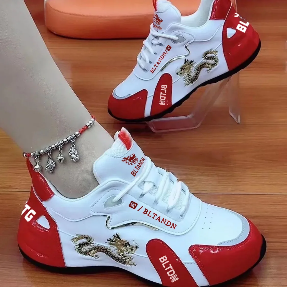 Leichte Leder Dad Sneakers Für Damen Und Herren Modisch_voghion.com