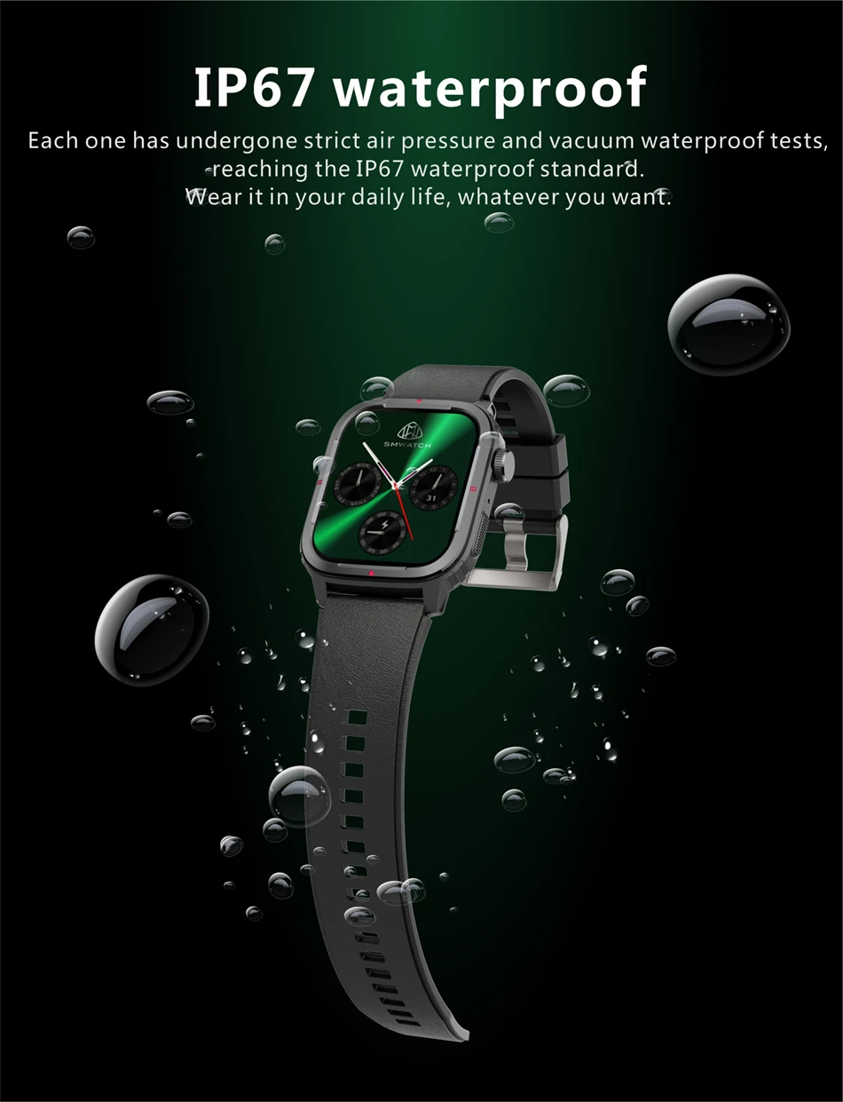 2022 New Body Temperature Smart Watch Men Heart Rate Sports Watches Custom Dial HD Call Waterproof Smartwatch For Xiaomi Huawei