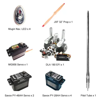 EFI Gasoline Power Package for Mugin 5000 Fixed Wing RC Plane FPV Drone Professional Airplane Remote Control Aircraft Dron 4k 8k