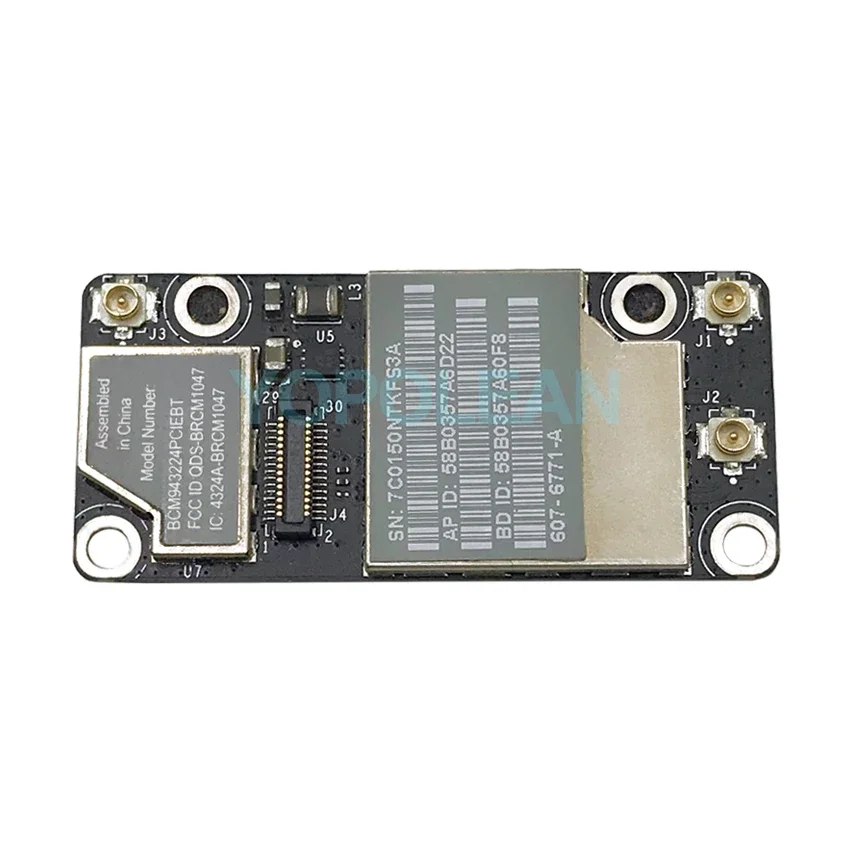 맥북 프로 15 인치 A1286 2010 13 인치 용 오리지널 와이파이 공항 카드 BCM943224PCIEBT, A1342 2009 2010 년