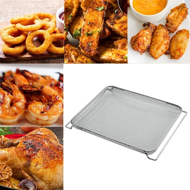  for Ninja Foodi Replacement Air Fryer Oven Basket, Original  Replacement Baking Trays for NINJA DT201 DT251 Foodi Digital Air Fryer Oven,  Mesh Basket, Ideal Accessories for Air Frying and Dehydrating 