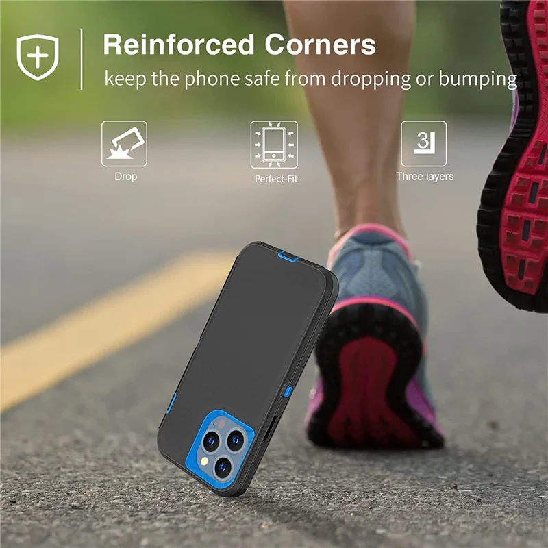 Ultimate Shockproof Hybrid Defender Phone Case - Heavy-Duty Protection Cover