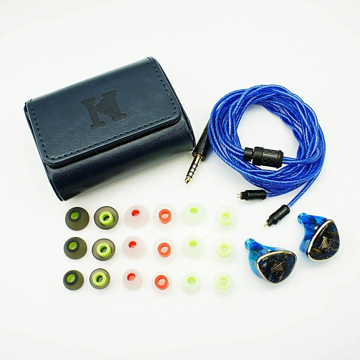 In Ear Monitor ISN Audio EBC80 2 Electrostatic + 2BA + 2DD 2 Bone Conduction Driver Quadbrid 8 Drivers 2Pin 0.78mm Audiophile In-Ear Earphone