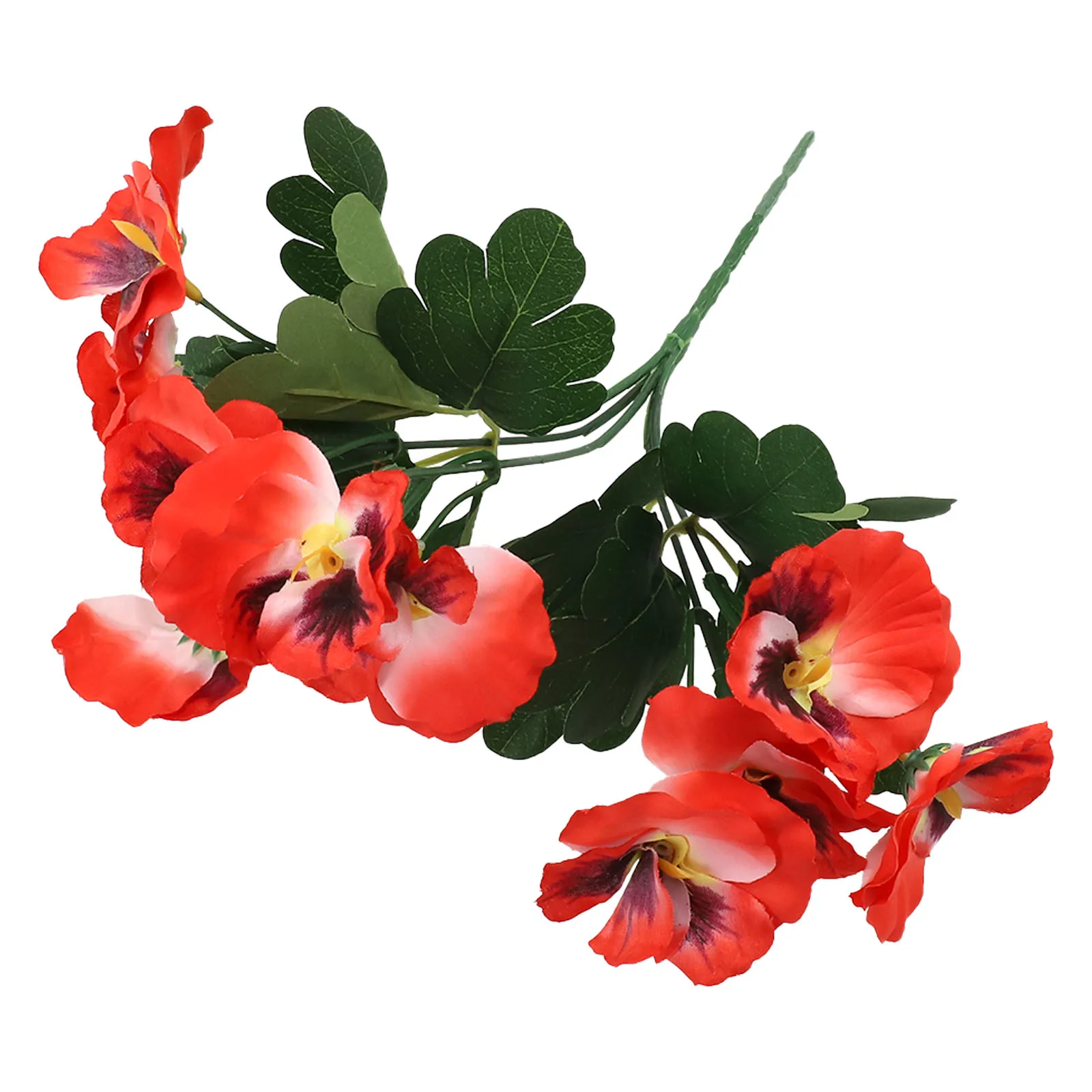 

Lifelike 10 Head Pansy Artificial Flower Bunch for Home and For Wedding Decor 26cm Height Color Options Available