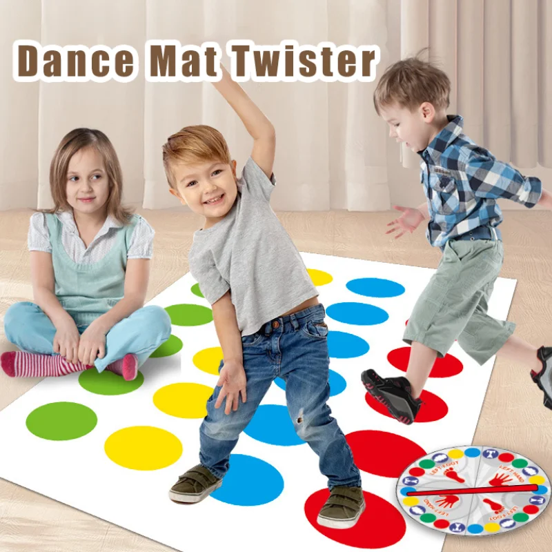 Twister Children Parent Child Interactive Board Game Dance Party Party Multiplayer Twister Toy Christmas Birthday Gift Family 2