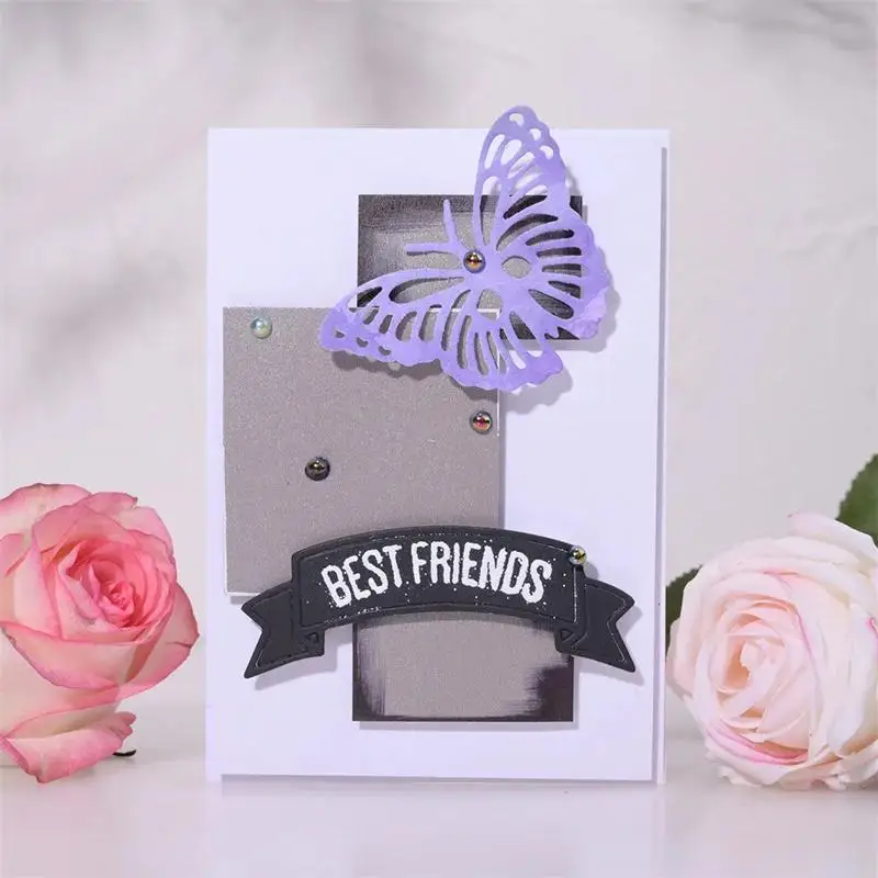 배너 라벨 북마크 스크랩북 커팅 다이 엠보싱 금형 나이프 금형 블레이드 펀치 스텐실 수공예품 다이 2024