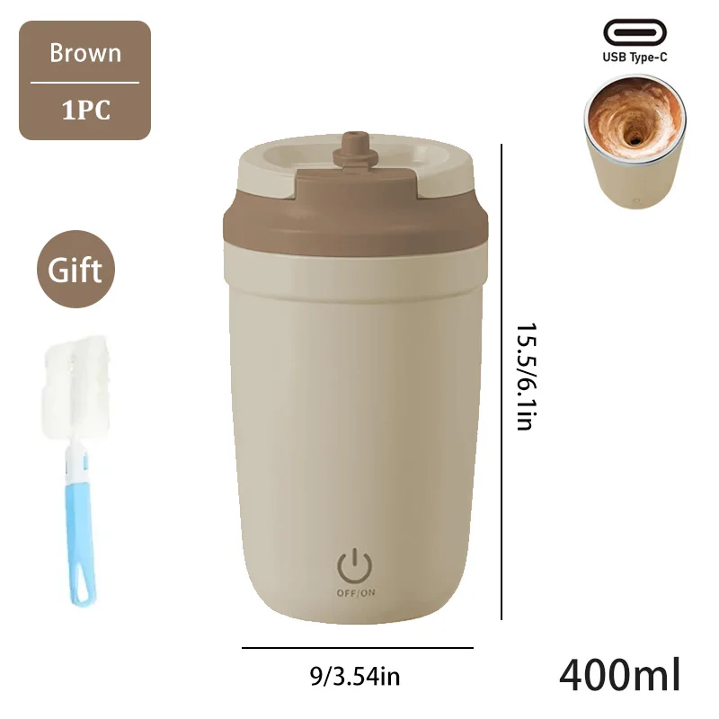 Electric Stirring Coffee Mug, Self Mixing Mug 400ML Stainless Steel Automatic Stirring Mixer Cup Suitable For Coffee, Milk, Cocoa And Other Beverages (navy Blue) P 247116461