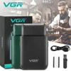 VGR 390 mini single blade cordless beard trimmer razor rechargeable foil electric face body shaver for men 1