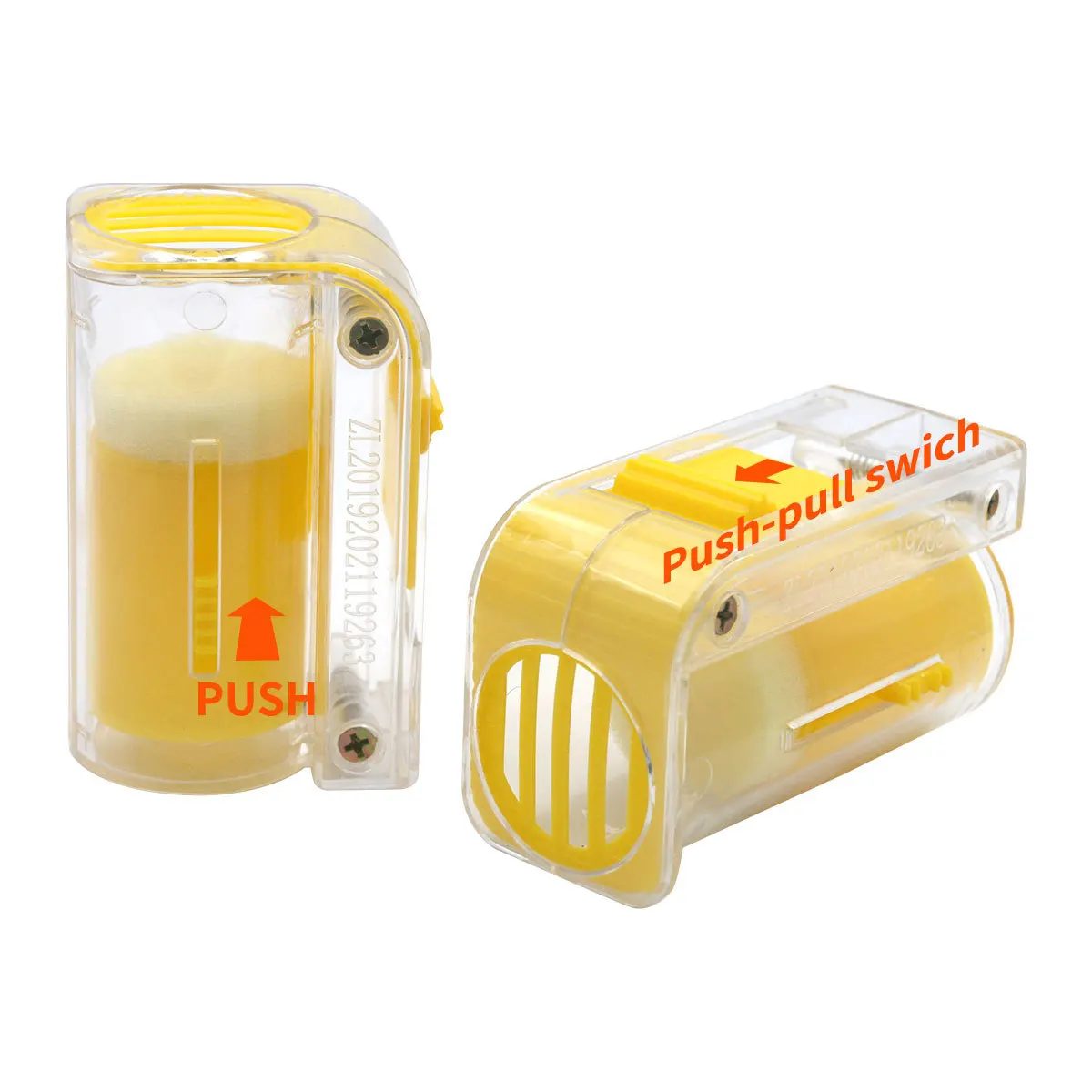 1Pcs Bee Queen Marking Catcher Plastic One Handed Marker Bottle Plunger Plush Beekeeper Tool Garden Beekeeper Queen Bee Catcher