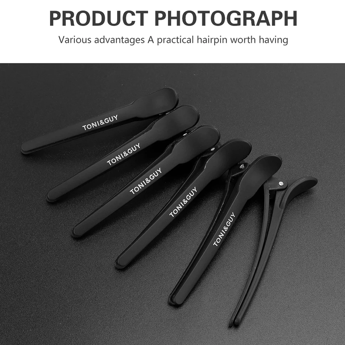 12-Piece Anti-Slip Hair Clips Set - Portable, Multifunctional Styling Tools