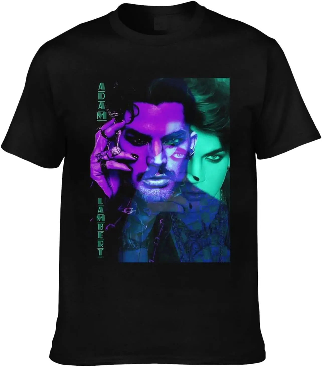 

Рубашка Adam Lambert, Мужская футболка с круглым вырезом, летняя повседневная женская футболка для спортзала