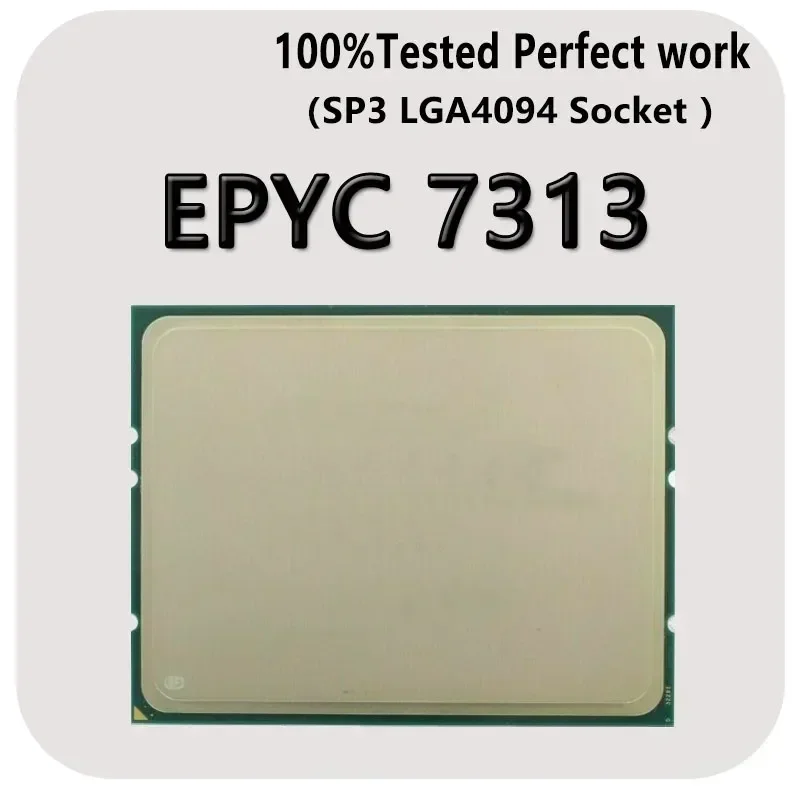 7313 EPYC 1P/2P 3.0Ghz 16코어 32스레드 128M 155W SP3 소켓 지원 - H12DSi-NT6 RAM DDR4-3200MHz