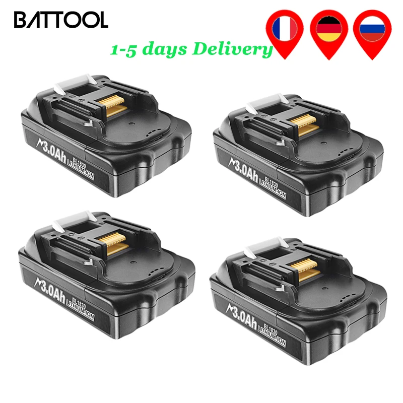 Литий-ионный аккумулятор BL1815 18 в 3 0 Ач LXT для Makita BL1830 BL1860 BL1850 BL1840 BL1850B-2 BL1845 BL1820 серии