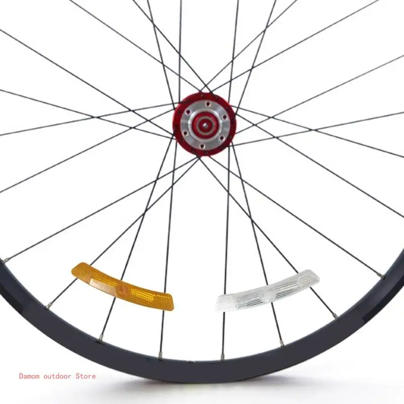 Bicycle parts Bicycle spokes 8Pcs Cyclings Reflectors Bikes Spokes Reflectors Waterproofs Bikes Front and Rear for Cyclings Ridings