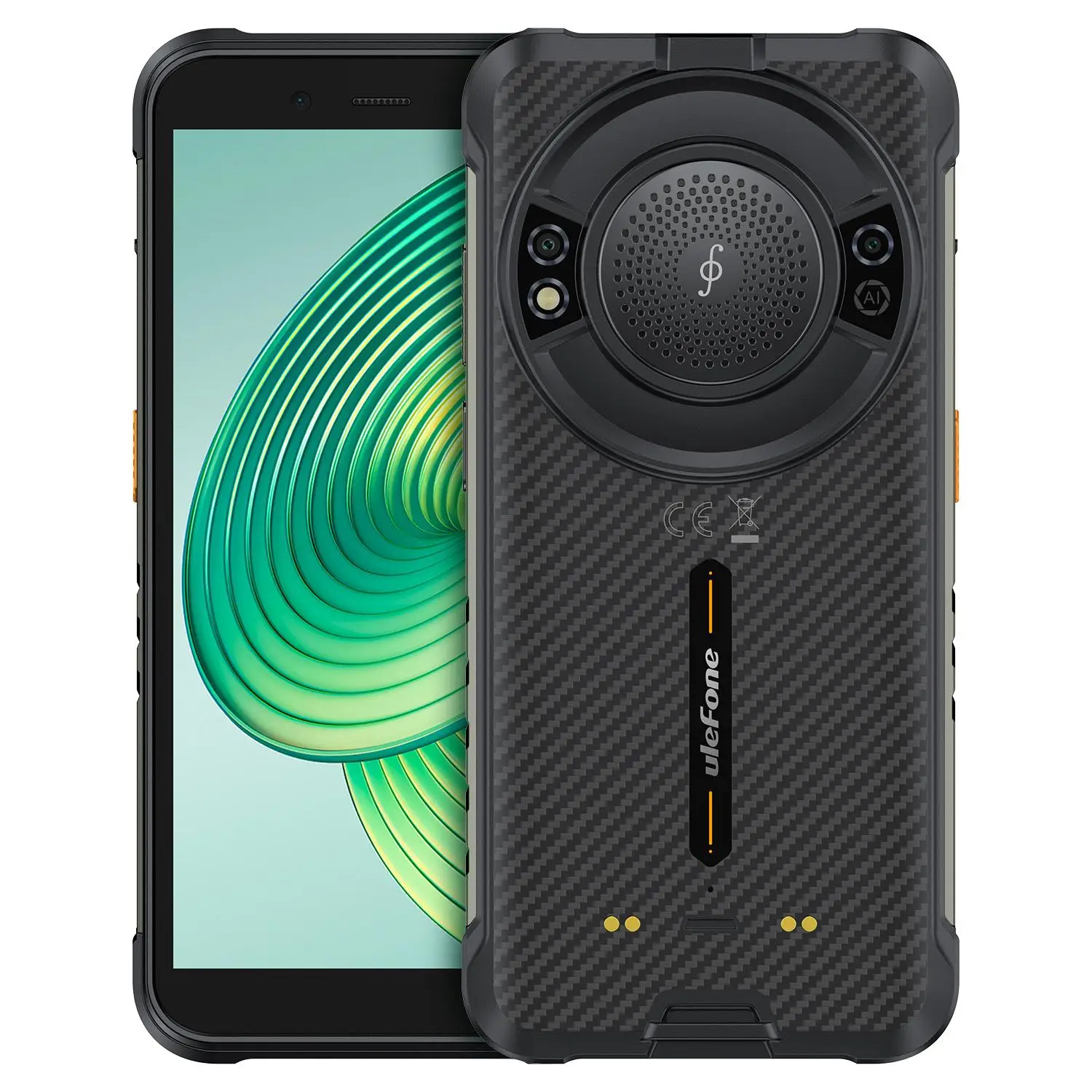 Ulefone RugKing Rugged Phone 8GB+128GB/256GB 5.99 inch Android 15 9600mAh 50MP Camera Unisoc T7255 NFC Global Version Smartphone
