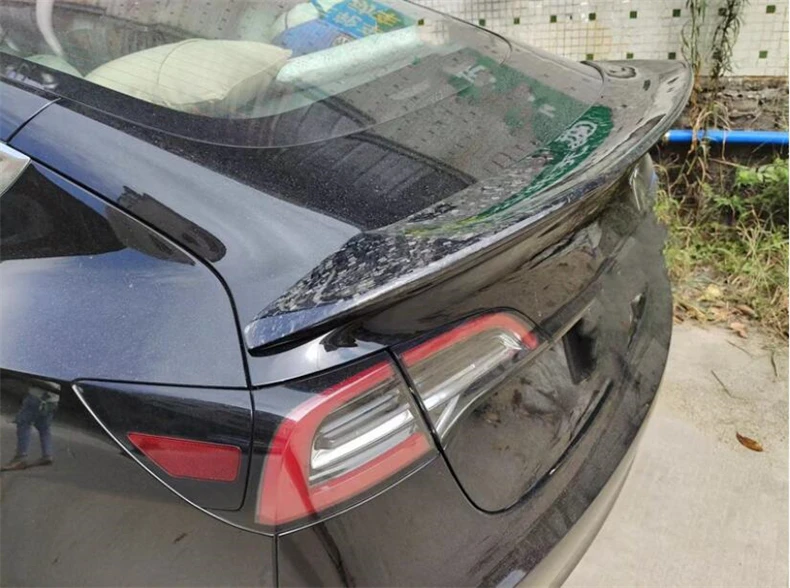 REAL FORGE Carbon Fiber For Tesla Model 3 2019 2020 2021 2022 2023 Front Lip Rear Diffuser Bumper Body Side Skirt Kit Spoiler 52 - Racext REAL FORGE Carbon Fiber For Tesla Model 3 2019 2020 2021 2022 2023 Front Lip Rear Diffuser Bumper Body Side Skirt Kit Spoiler - - Racext 51