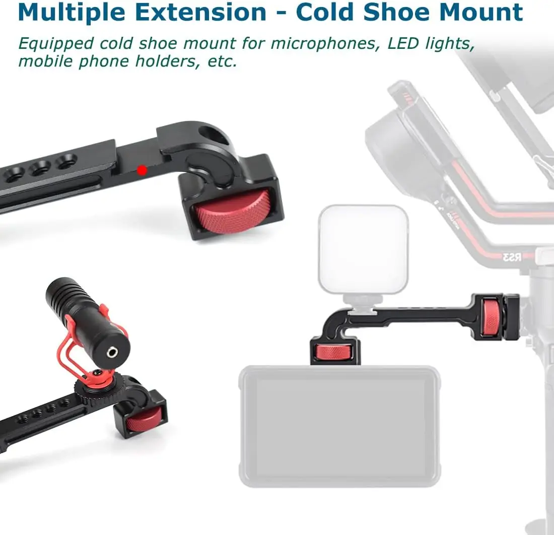 Support écran pour stabilisateur DJI/Zhiyun - Noir/Gris