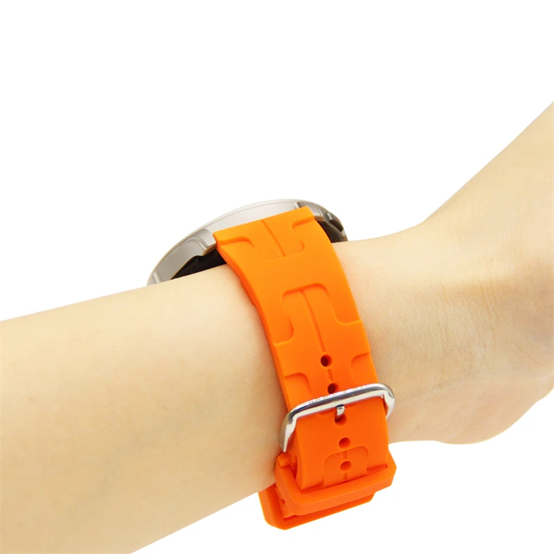 Versatile 22mm Silicone Smartwatch Strap - Premium Replacement Band in Elegant Design