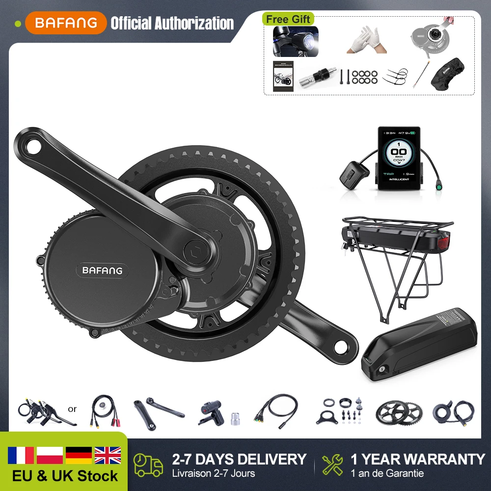 Bafang Ebike Conversion Kit 250W BBS01 BBS01B 36V Electric Bike Motor 8fun Mid Drive Bicycle