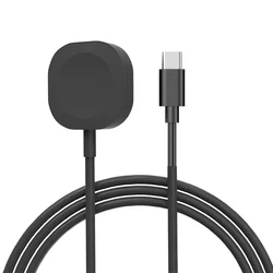 Premium Magnetic Wireless Charger for Apple Watch - Fast USB-C Charging Cable (Black PD)