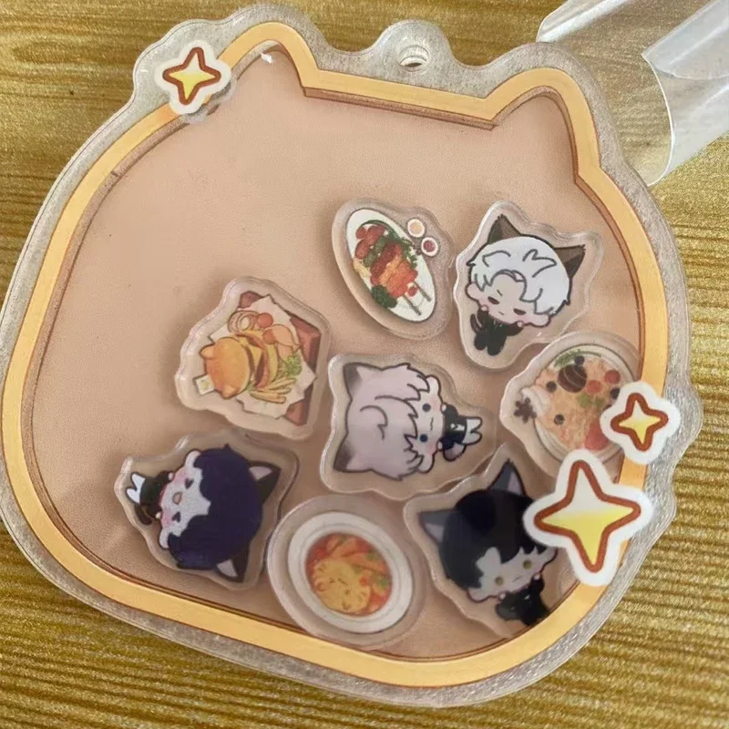 2025 Game Cartoon Love and Deepspace Shake Keychain Cat