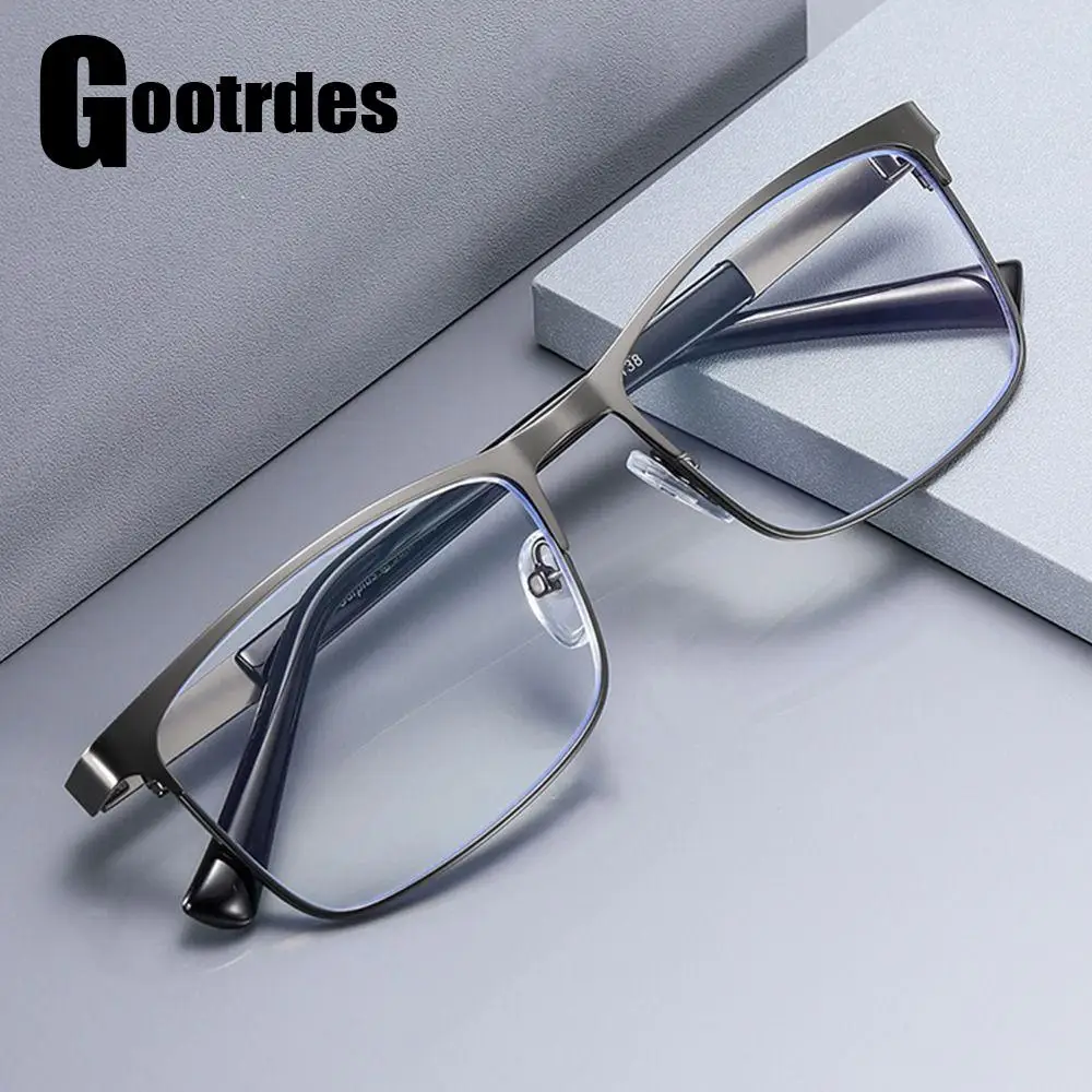 Antiblue Light Business Reading Glasses Vintage Frame Eye Protection Ultra Light Office