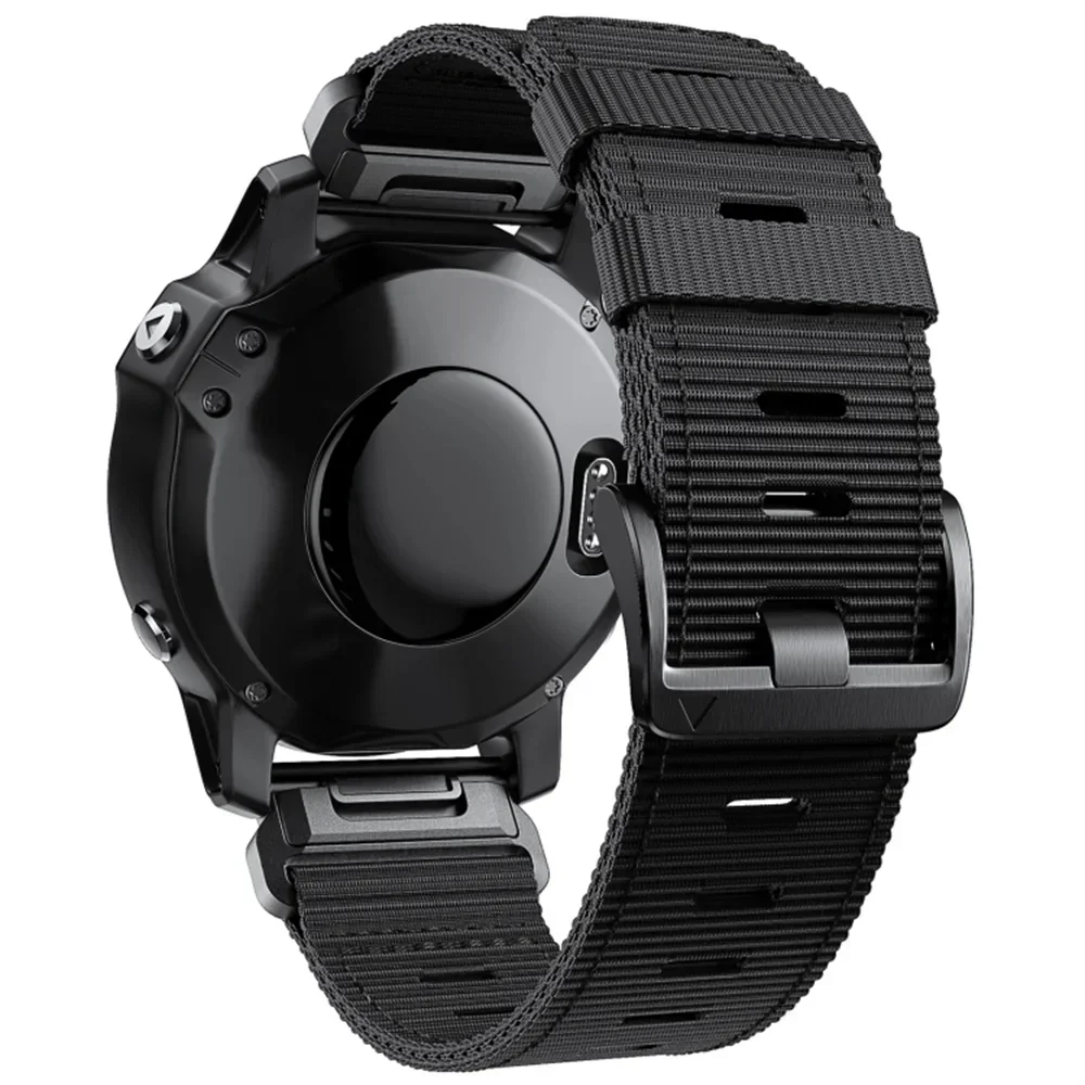 Braided Nylon QuickFit E Bracelet Watchband, Adjustable 22mm 26mm Strap