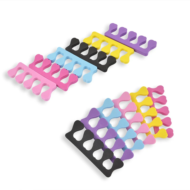 10 Pezzi Per Accessori Per Gambe Pedicure Nail Art Separatori Per Dita In Spugna Separatore Dita Piedi Tra Le Dita Dei Piedi Unghie Design Delle Dita