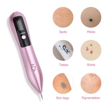 

9 Speed Plasma Pen with LED Light Skin Mole Dark Spot Remover for Face Wart Freckle Removal Pen Dot Wrinkle Eyelid Lift Tool
