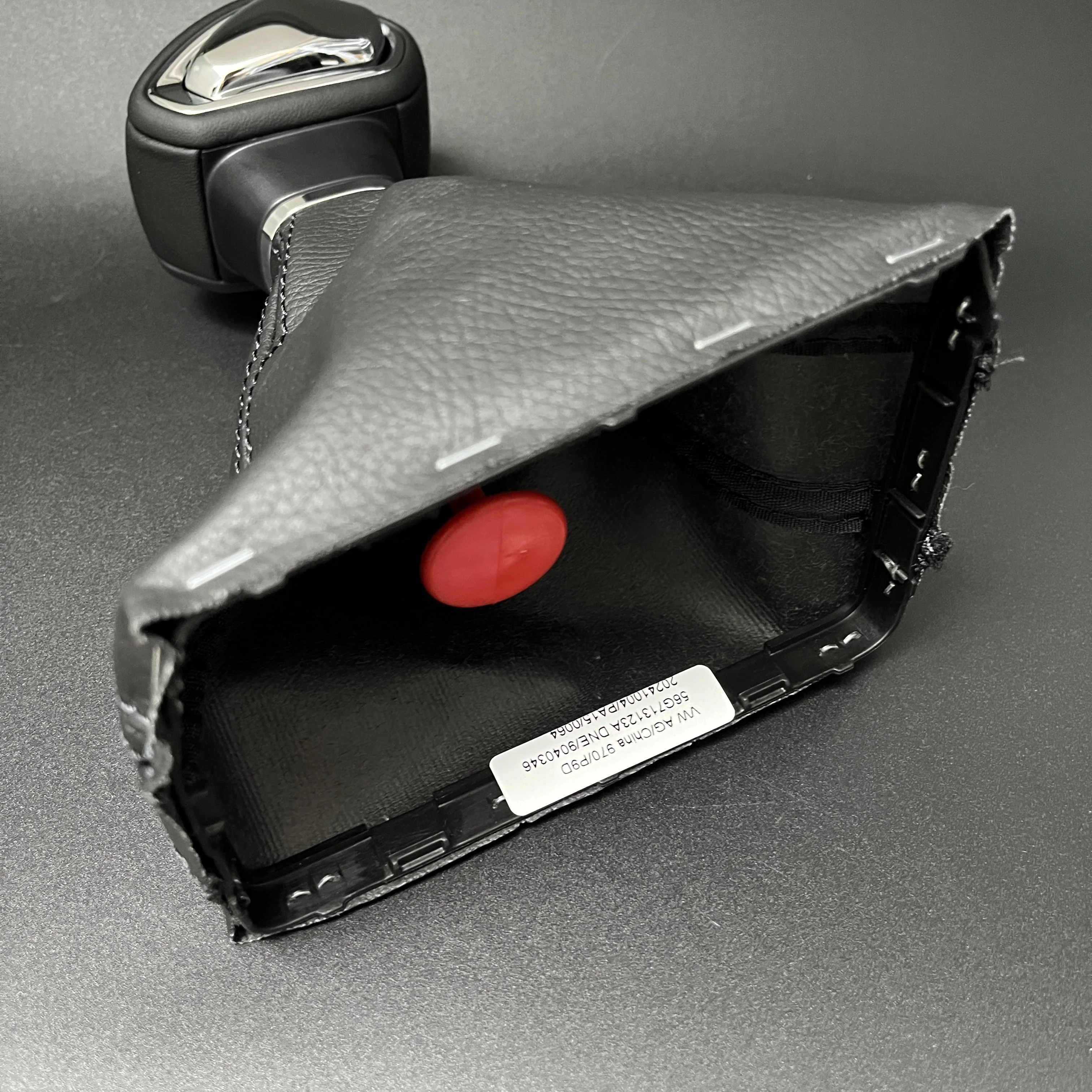 56G713123A DSG Gear Shift Knob Head Handball Leather For Skoda