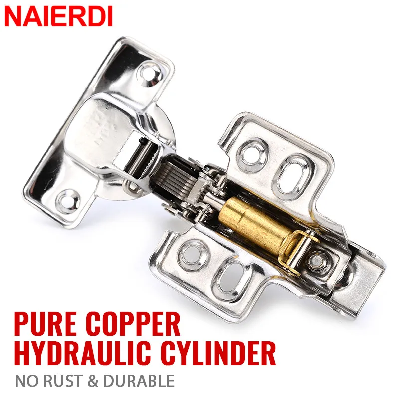 Cabinet Hinges Cabinet Door Hinges Cabinet Door Damper 8/10/12PCS Stainless Steel Hydraulic for Kitchen Cupboard Furniture