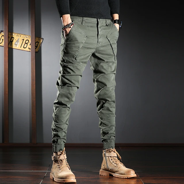 PANTALON CARGO HOMME SOUPLE LARGE  Casual cargo pants, Mens pants casual,  Men casual