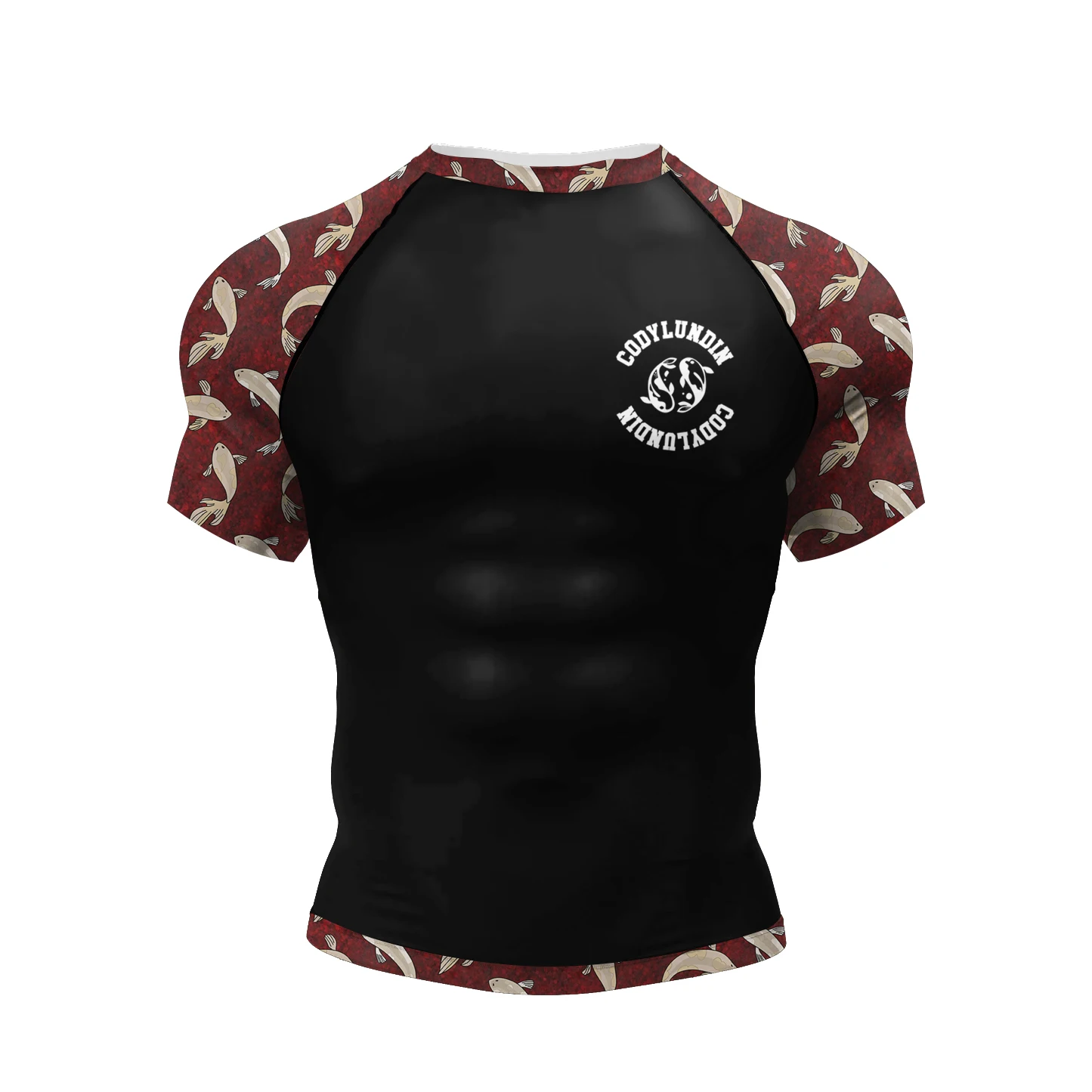 T-Shirt Uomo Manica Corta Asciugatura Rapida - Compressione Sportiva Per Fitness E Palestra - Base Layer Traspirante