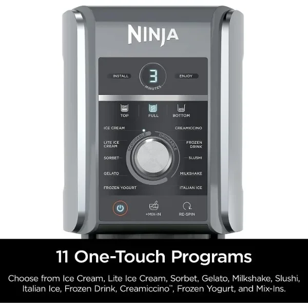 Ninja NC501 CREAMi Deluxe 11-in-1 Ice Cream & Frozen Treat Maker for Ice Cream, Sorbet, Milkshakes, Frozen Drinks & More 5