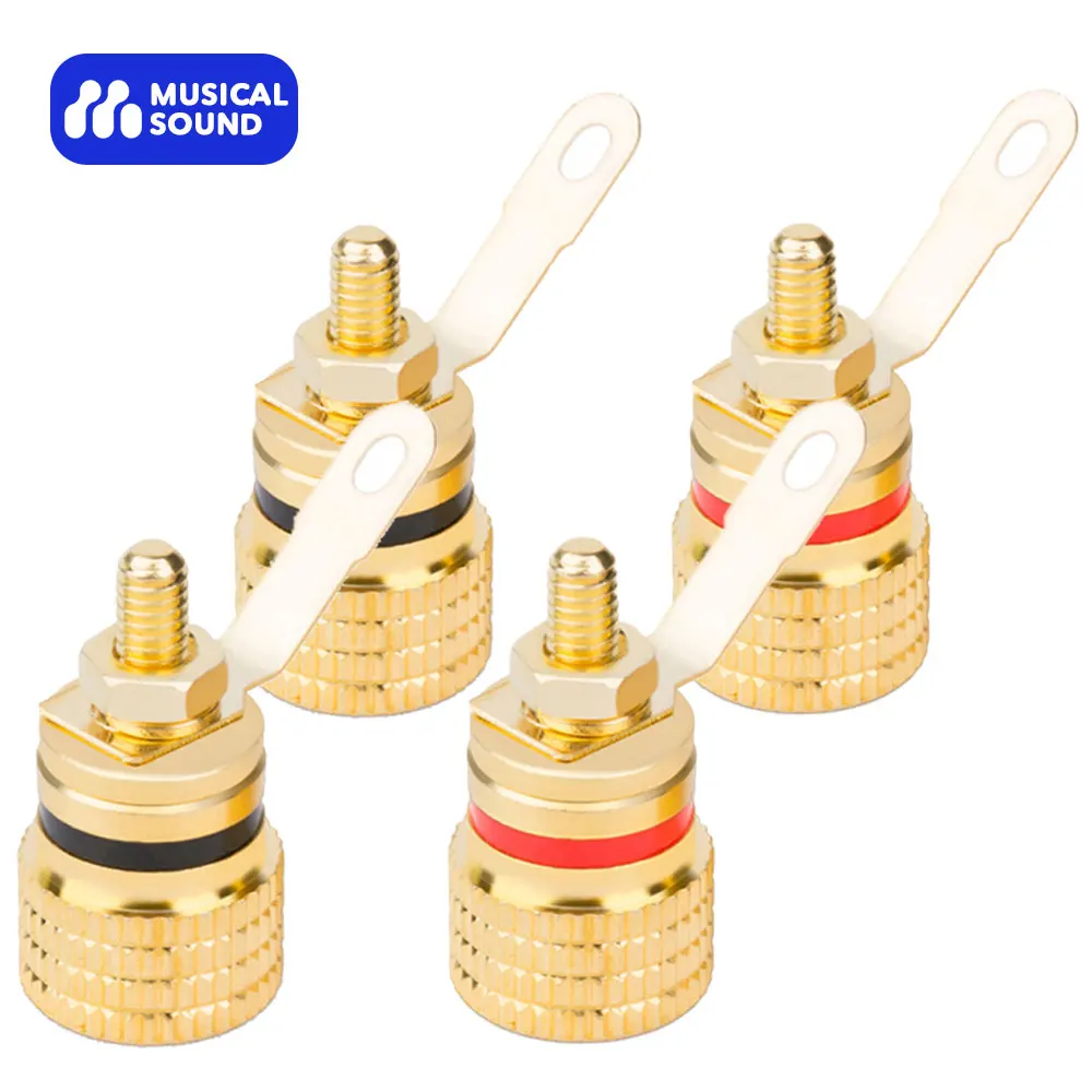 Presa A Banana Per Suono Musicale Di Alta Qualità Amplificatore Hifi Terminale Binding Post Spina Per Altoparlante A Banana Presa Adattatore Jack