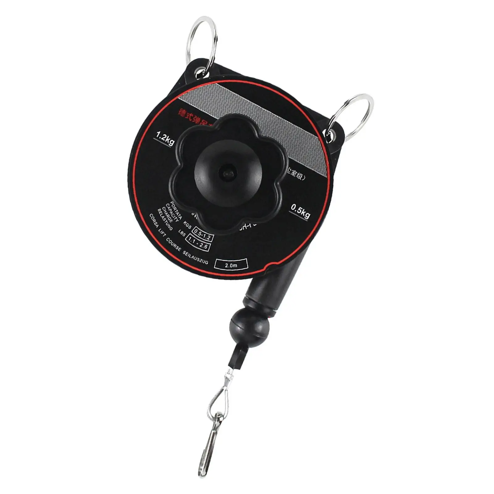 Retractable Spring Balancer Tool - Cable Holder For Assembly Line, Hangs Tools Up To 1.5kg