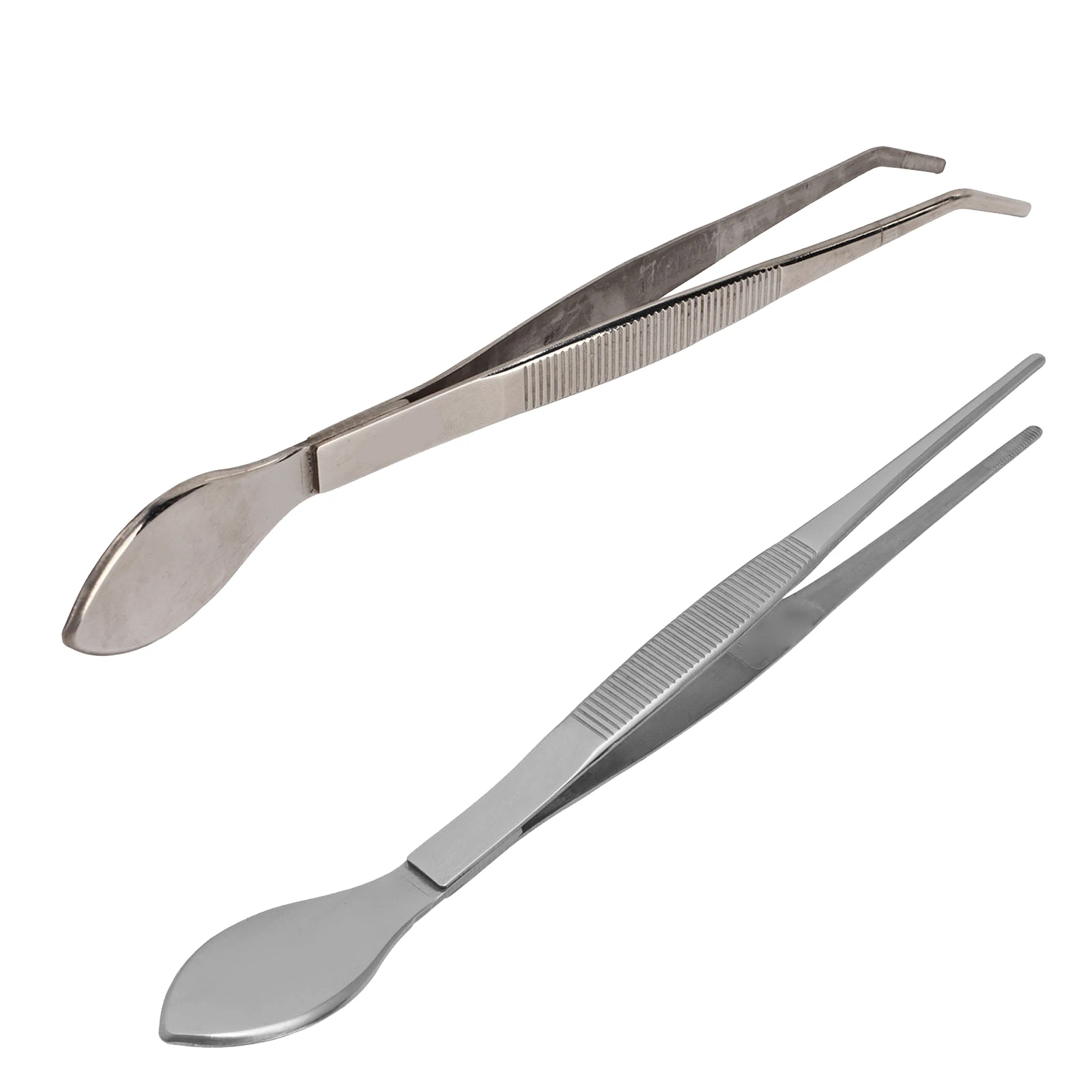 Bonsai Tweezers Curved Tip Stainless Steel Professional Potted Plant Tweezers With Spatula For Garden Planting precision tweezers,tweezer tool