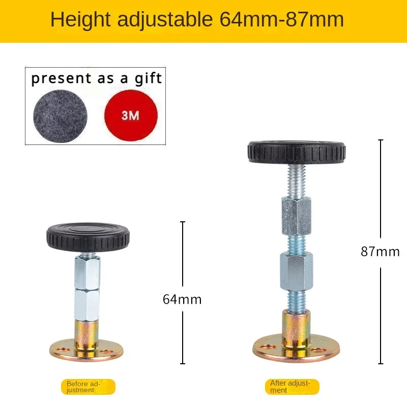 Frame Chair Foot Cover Fixer Chair Leg Protectors Headboard Locking Stop Height Anti - Sway 30 - 110mm Pin Fixed Dowels Retainer