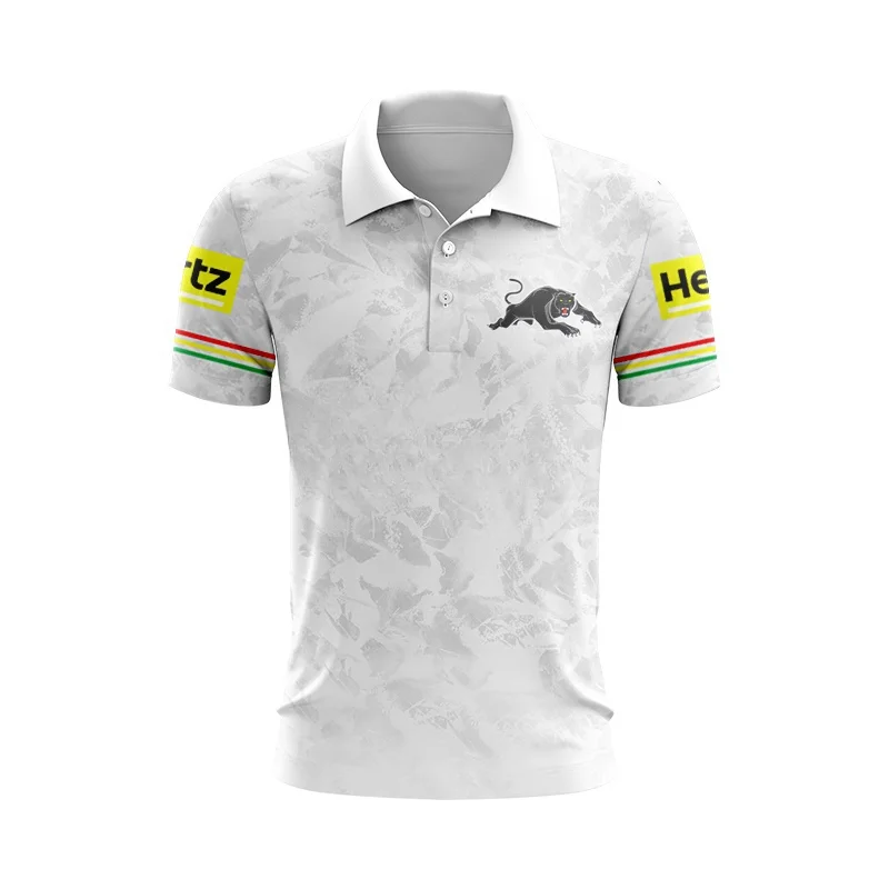 thumbnail image 1 of Camiseta de simpatizante adulto de los Penrith Panthers de POLO Rugby League Man Cave Fathers Day (nombre y número personalizados), 1 of 5