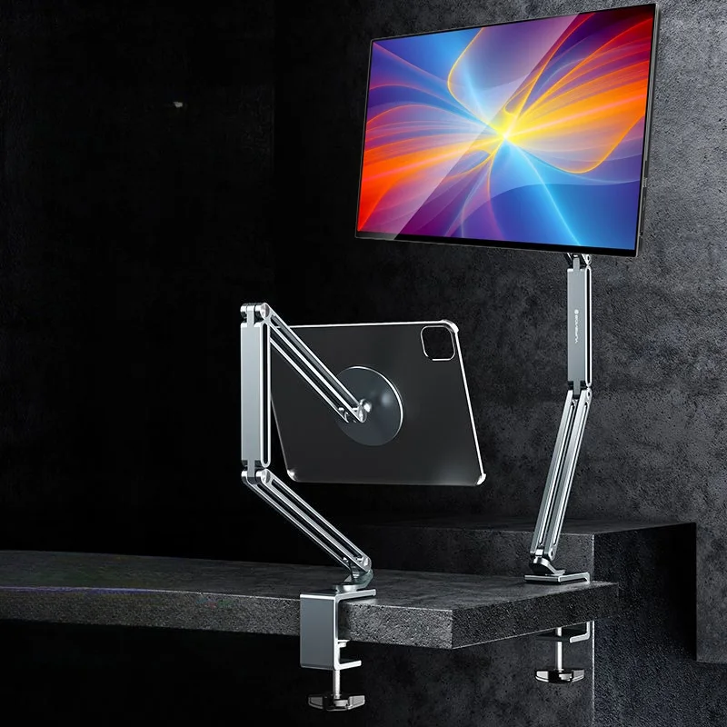 Portable Monitor Holder Aluminum Alloy Folding Arm Magnetic ...