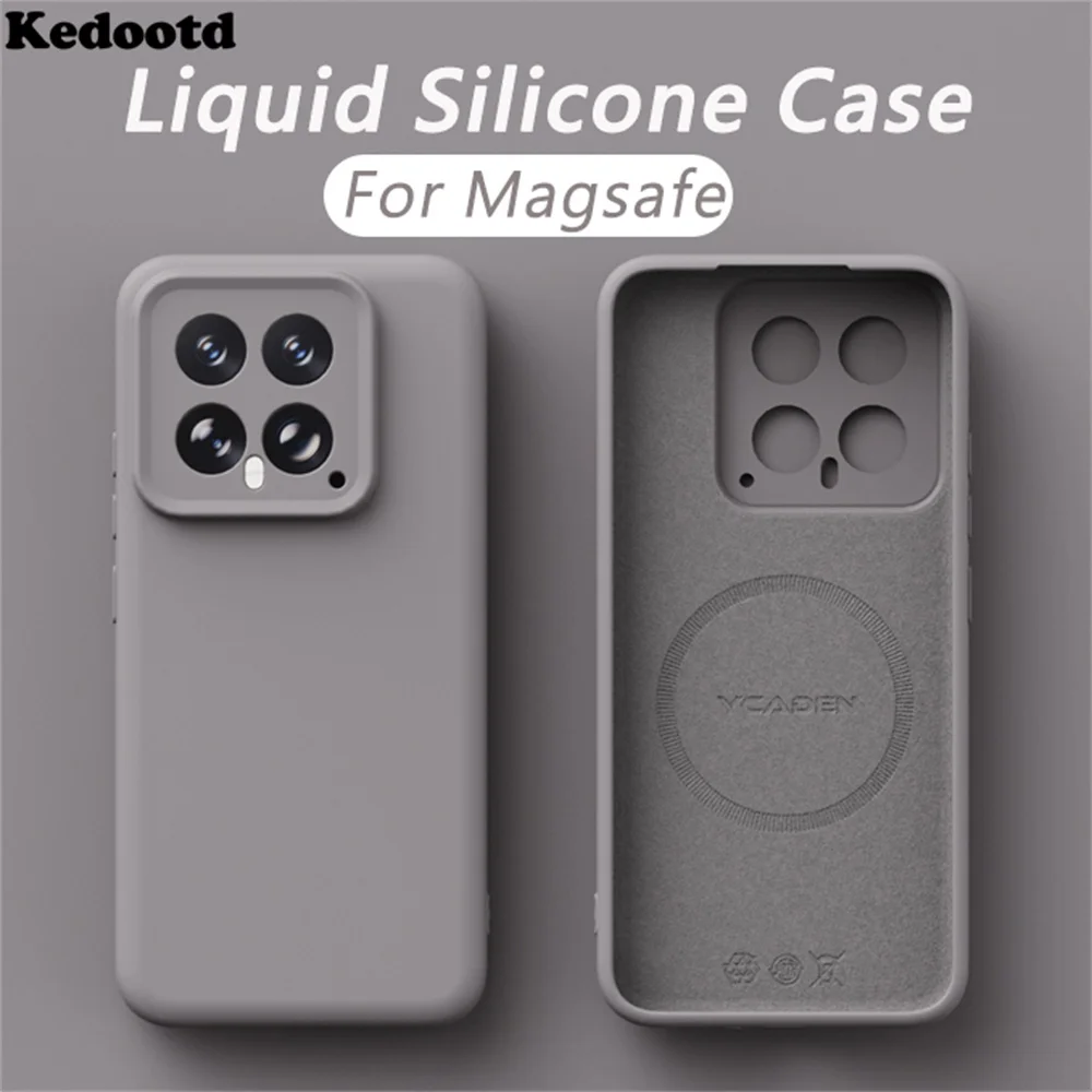 Premium Liquid Silicone Magnetic Case with Wireless Charging Compatibility