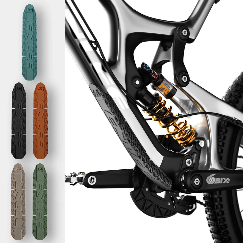 ENLEE Silicone Bike Frame Protector Bicycle Frame bottom Pad Scratch-Resistant MTB Road Frame Cover Accessories