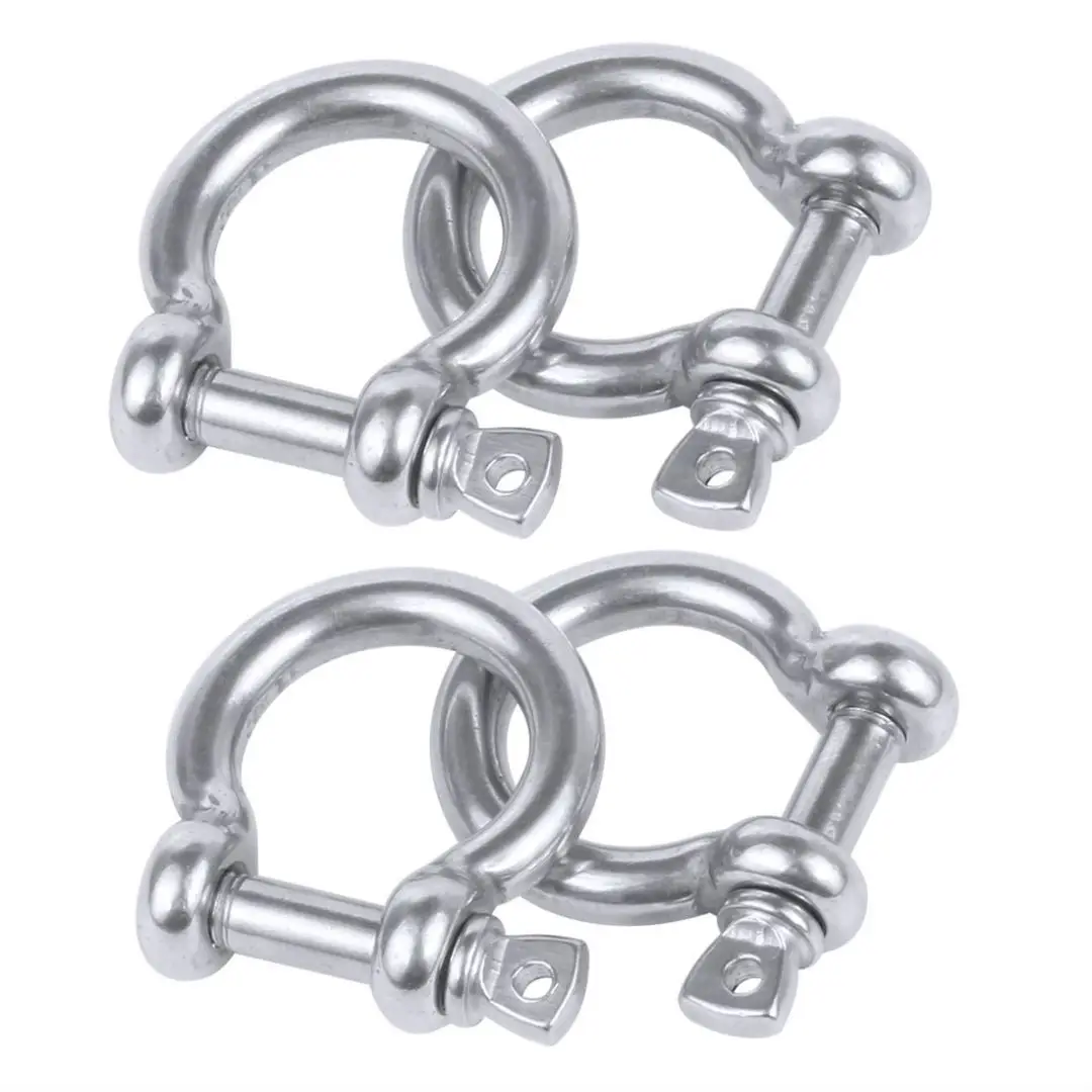 Stainless Steel D-ring D Shaped Buckle Shackle For Gopro Action Diving Camera Tray Holder Underwater Scuba Diving Accessories
