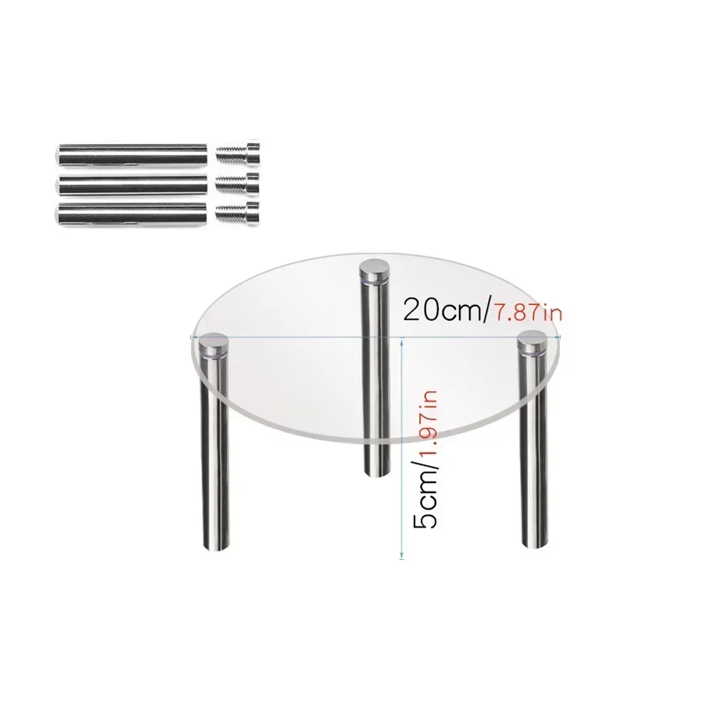 Acrylic Cake Stand Cake Holder Plate Cupcake Stand Dessert Table Display Set Cupcake Holder Plate Birthday Party Decoration