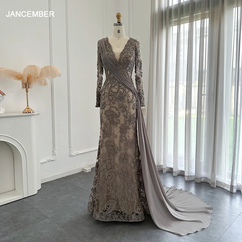 롱원피스 블랙 스파게티 스트랩 저녁 댄스 파티 드레스 - 높은 분할 아플리케 라인, 여성 정장 이브닝 파티 맞춤 제작 9 LSCZ89 포멀 웨딩 게스트 드레스 2023 오간자 머메이드 v넥 플리츠 롱 원피스 드레스 가운, 구슬 장식 아플리케